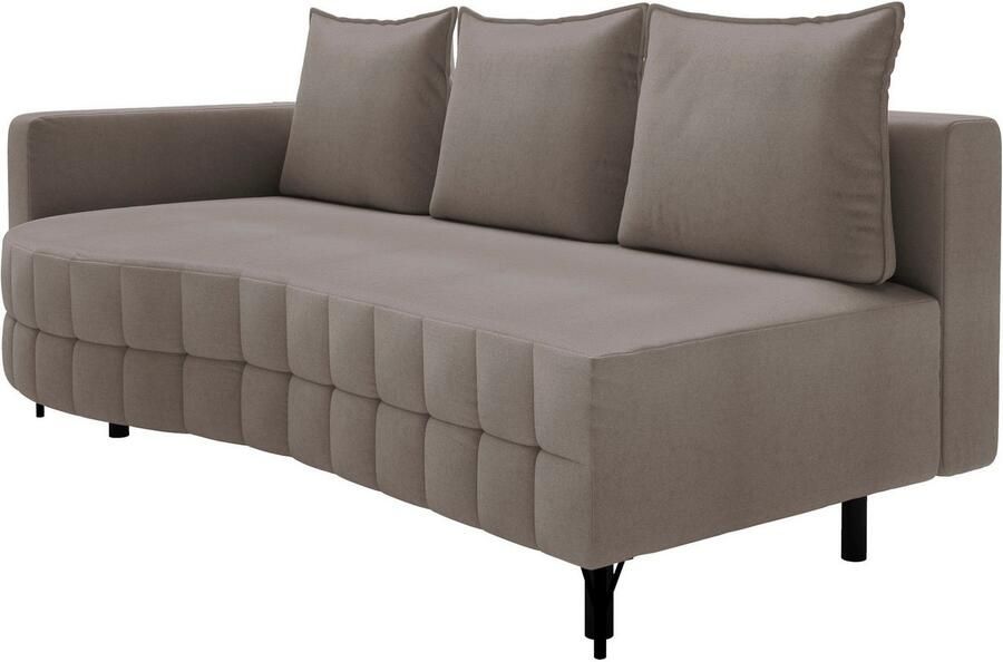 Exxpo sofa fashion Loungebank T wiggy slaapbank met bedfunctie en bedlade comfortabele bonellvering super zitcomfort elegante vormtaal - Foto 2