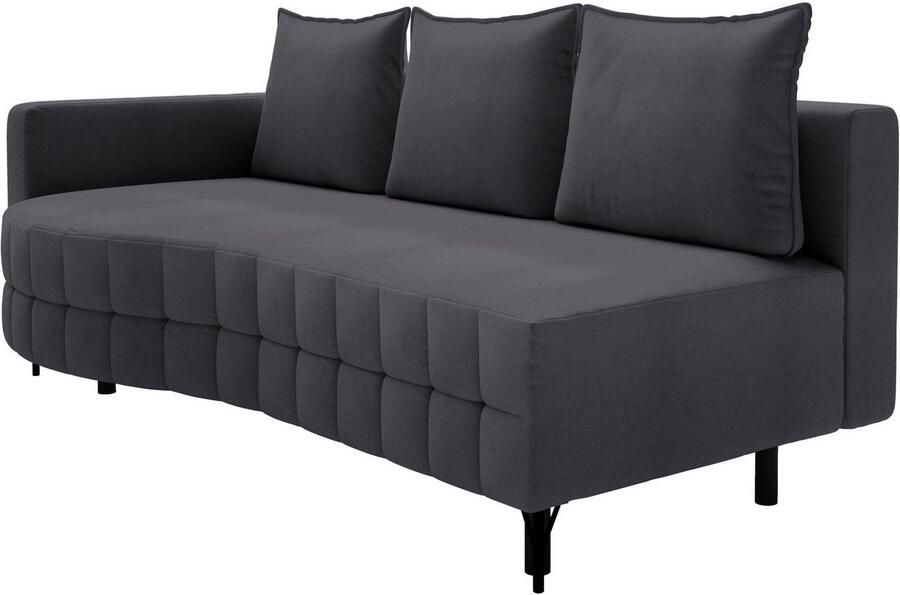 Exxpo sofa fashion Loungebank T wiggy slaapbank met bedfunctie en bedlade comfortabele bonellvering super zitcomfort elegante vormtaal - Foto 2