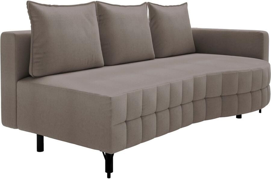 Exxpo sofa fashion Loungebank T wiggy slaapbank met bedfunctie en bedlade comfortabele bonellvering super zitcomfort elegante vormtaal - Foto 2
