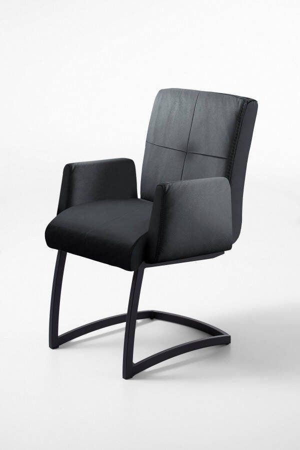 Exxpo sofa fashion Vrijdragende stoel Affogato met comfortabele armleuningen aantrekkelijke kruisnaad in de rugleuning - Foto 4