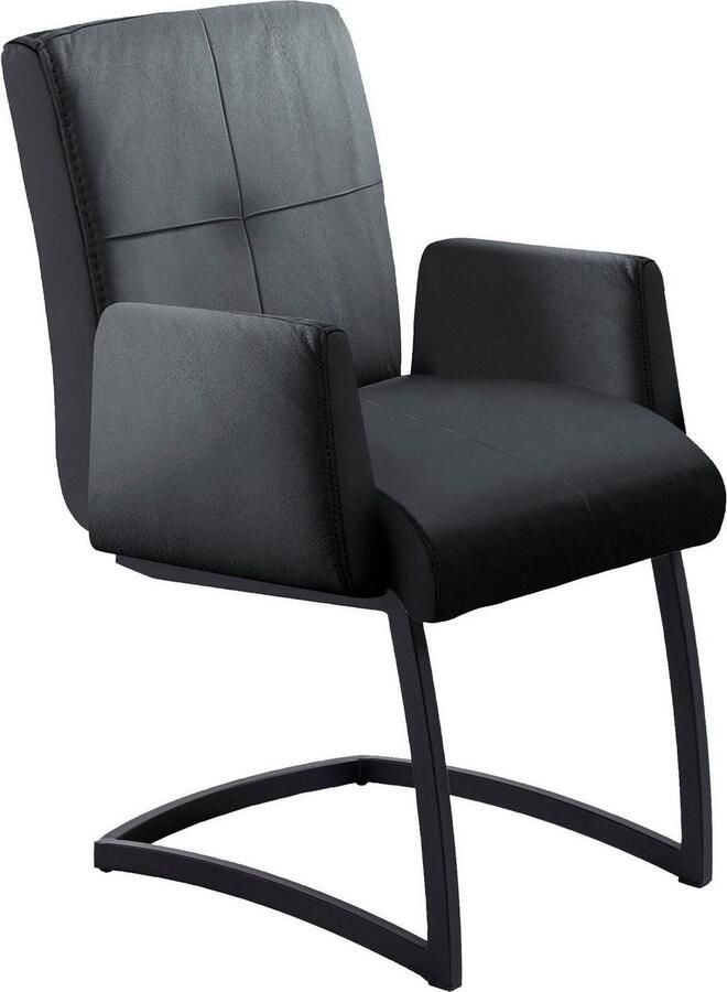 Exxpo sofa fashion Vrijdragende stoel Affogato met comfortabele armleuningen aantrekkelijke kruisnaad in de rugleuning - Foto 2