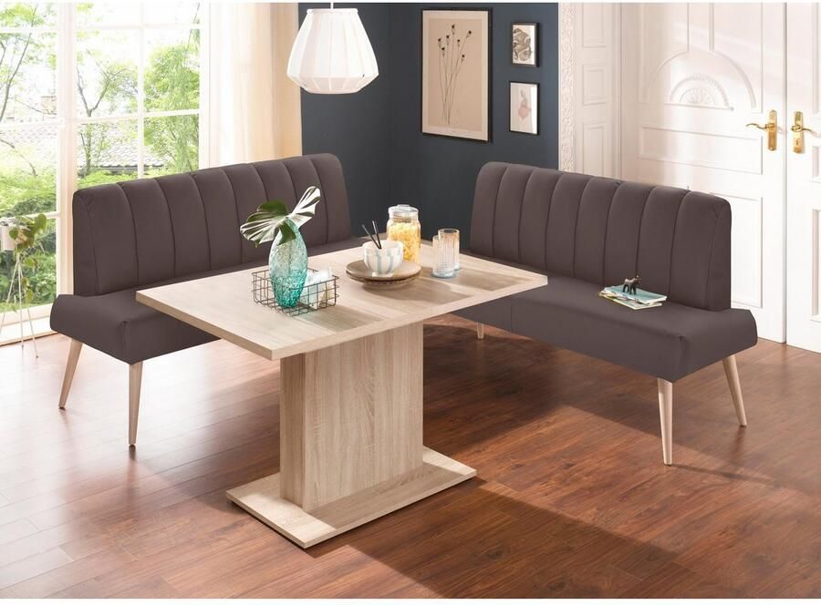 Exxpo sofa fashion Zitbank Costa moderne rugstikking comfortabel en elegant hoge houten voet - Foto 2