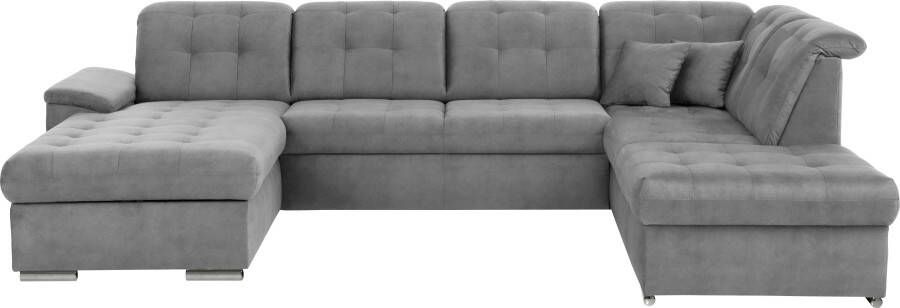Exxpo sofa fashion Zithoek Durango U-Form 6x hoofdsteunverstelling optioneel met slaapfunctie en bedlades (4-delig) - Foto 8