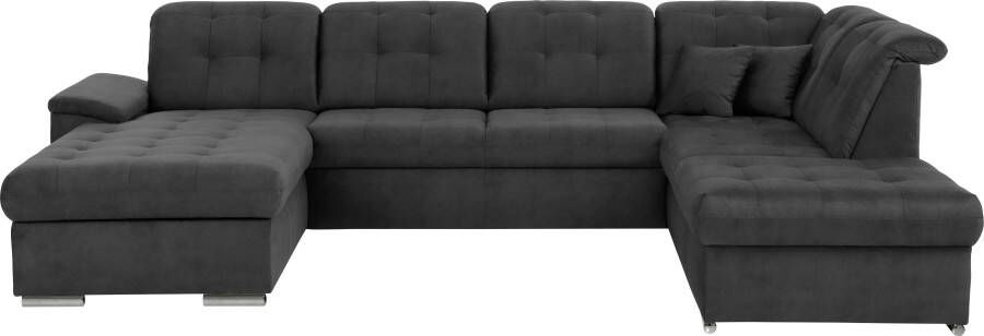 Exxpo sofa fashion Zithoek Durango U-Form 6x hoofdsteunverstelling optioneel met slaapfunctie en bedlades (4-delig) - Foto 5