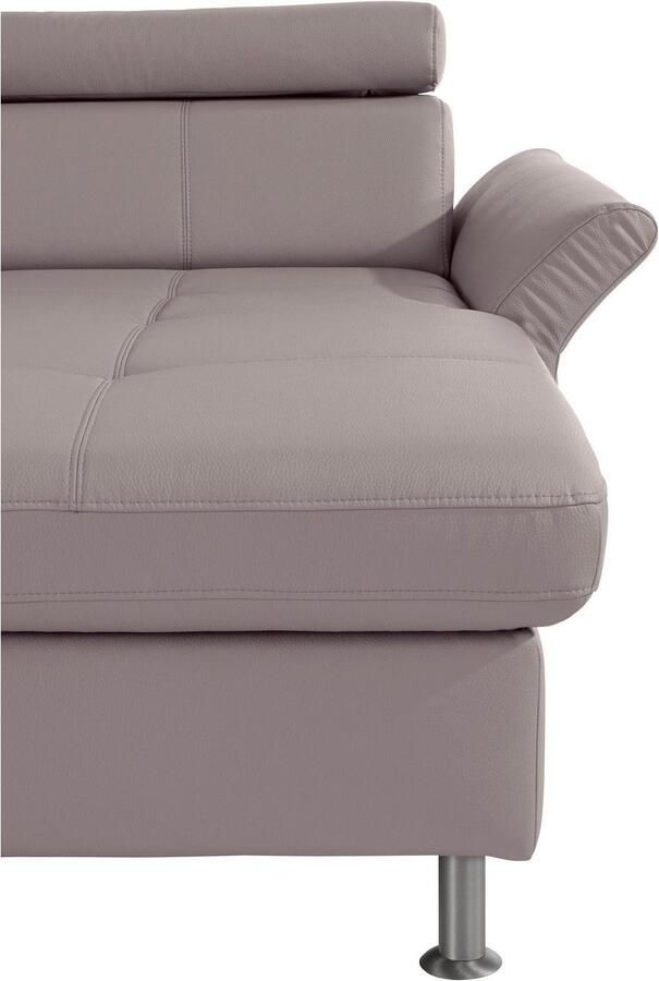 Exxpo sofa fashion Zithoek Maretto comfortabel en handig uitgebreide zittingstikking U-vorm inclusief hoofdeindeverstelling voor meer zitcomfort optioneel bedfunctie - Foto 2