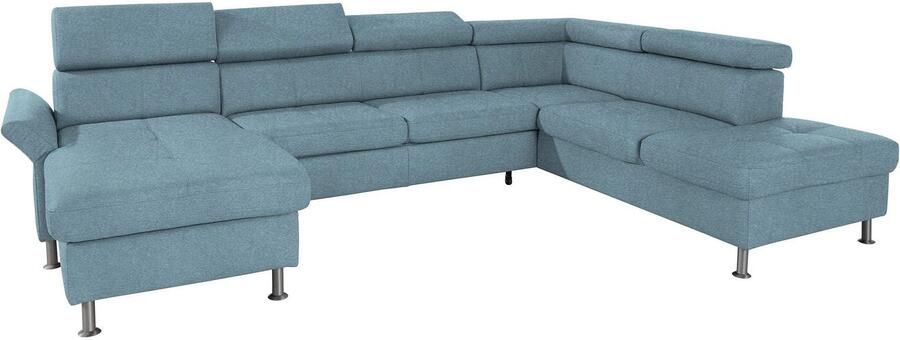 Exxpo sofa fashion Zithoek Maretto comfortabel en handig uitgebreide zittingstikking U-vorm inclusief hoofdeindeverstelling voor meer zitcomfort optioneel bedfunctie - Foto 2