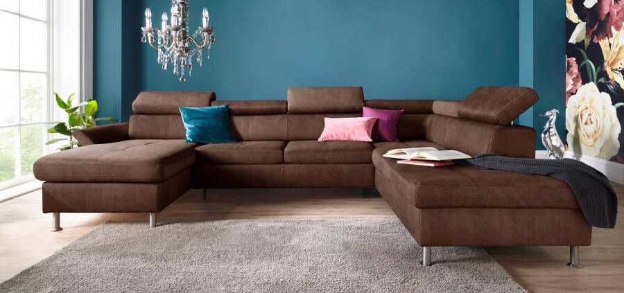 Exxpo sofa fashion Zithoek Maretto inclusief verstelbare hoofdsteun en rugleuning naar keuze met slaapfunctie - Foto 3