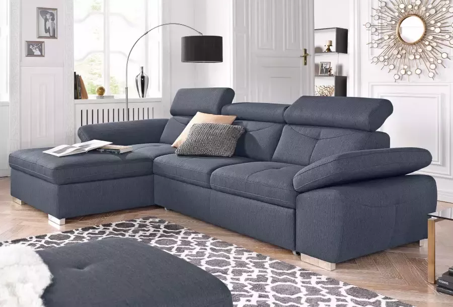 exxpo sofa fashion Hoekbank naar keuze met slaapfunctie en bedkist