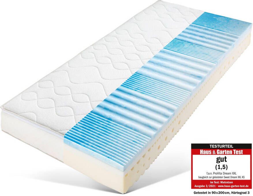 F.a.n. Frankenstolz Koudschuimmatras "ProVita Dream XXL KS" hoogte 26 cm