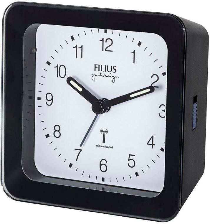 FILIUS zeitdesign Radiografische wekker Wecker slaapkamer lichtwijzers verlichting snooze