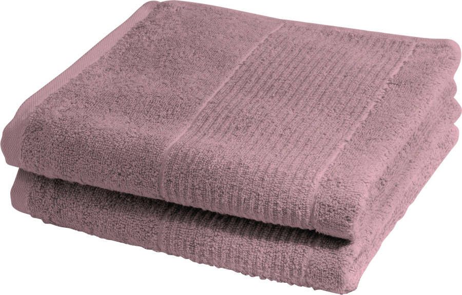 Fleuresse Douchelakens 2828 Badhanddoek handdoeken walkfrotté 100% katoen (2 stuks) - Foto 1