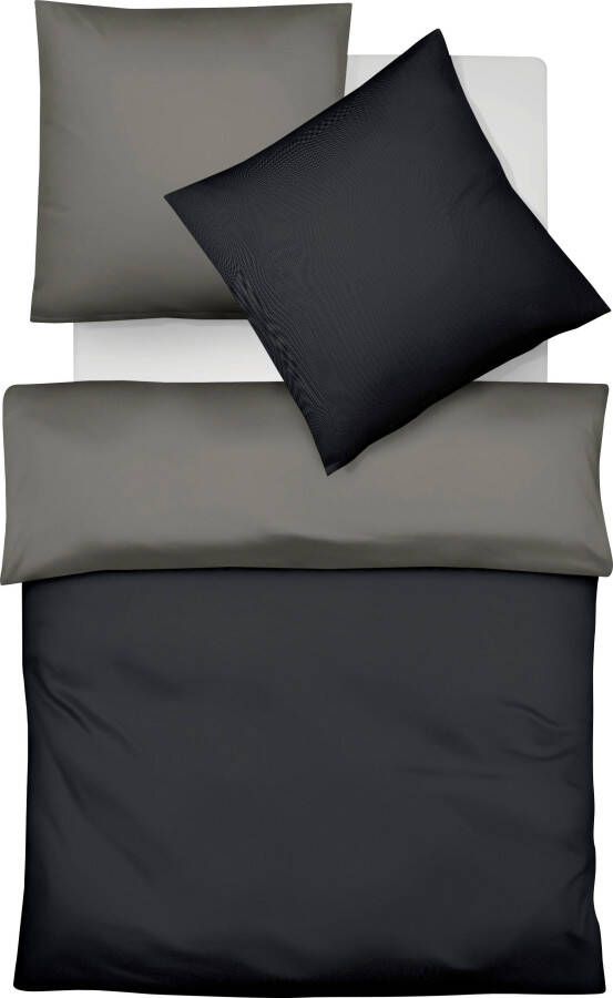 Fleuresse Tweezijdig te gebruiken overtrekset Lech W 4158 Edelflanell katoen in maat 135x200 155x220 200x200 cm