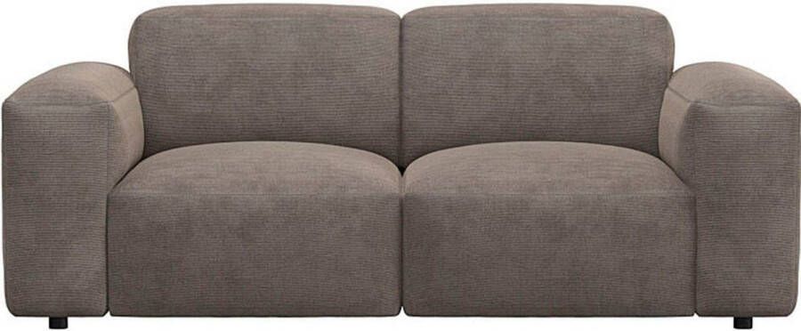 FLEXLUX 2-zitsbank Lucera Sofa modern & gezellig koudschuim stalen nosagvering - Foto 7