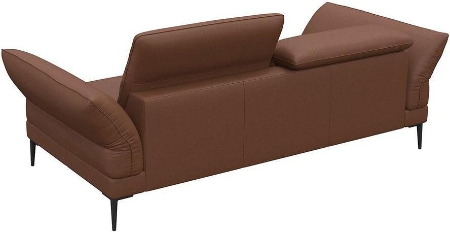 FLEXLUX 2 5-zits Salino functie-sofa relaxsofa Bank met arm- en hoofdeinde verstellingen koudschuim & staalgolven - Foto 2