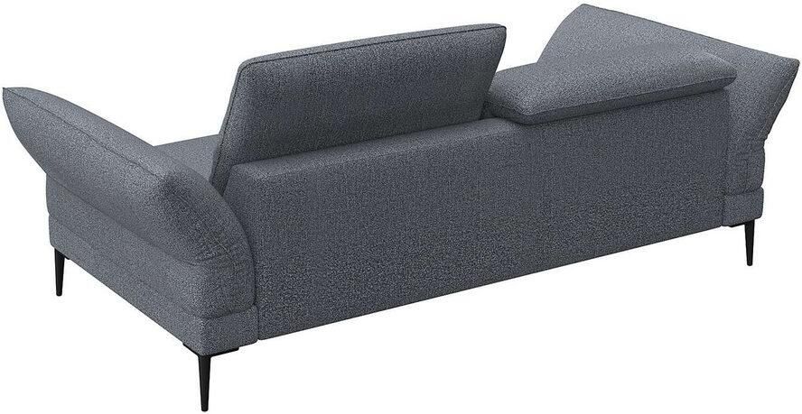 FLEXLUX 2 5-zits Salino functie-sofa relaxsofa Bank met arm- en hoofdeinde verstellingen koudschuim & staalgolven - Foto 2