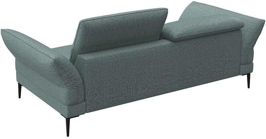 FLEXLUX 2 5-zits Salino functie-sofa relaxsofa Bank met arm- en hoofdeinde verstellingen koudschuim & staalgolven