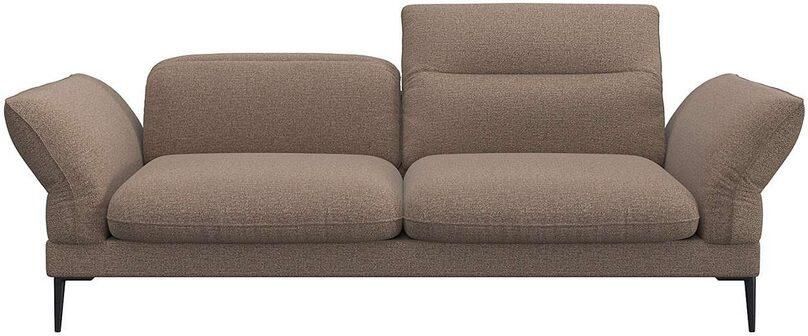 FLEXLUX 2 5-zits Salino functie-sofa relaxsofa Bank met arm- en hoofdeinde verstellingen koudschuim & staalgolven - Foto 3