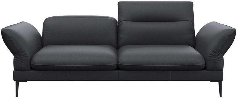 FLEXLUX 2 5-zits Salino functie-sofa relaxsofa Bank met arm- en hoofdeinde verstellingen koudschuim & staalgolven - Foto 3