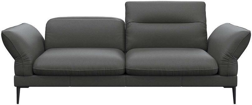 FLEXLUX 2 5-zits Salino functie-sofa relaxsofa Bank met arm- en hoofdeinde verstellingen koudschuim & staalgolven - Foto 3