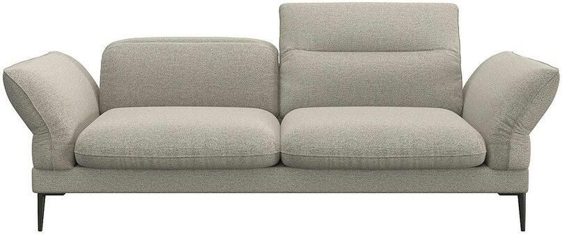 FLEXLUX 2 5-zits Salino functie-sofa relaxsofa Bank met arm- en hoofdeinde verstellingen koudschuim & staalgolven - Foto 3