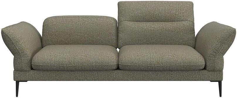FLEXLUX 2 5-zits Salino functie-sofa relaxsofa Bank met arm- en hoofdeinde verstellingen koudschuim & staalgolven - Foto 3
