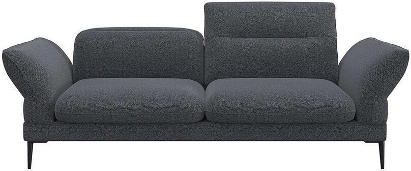 FLEXLUX 2 5-zits Salino functie-sofa relaxsofa Bank met arm- en hoofdeinde verstellingen koudschuim & staalgolven - Foto 3