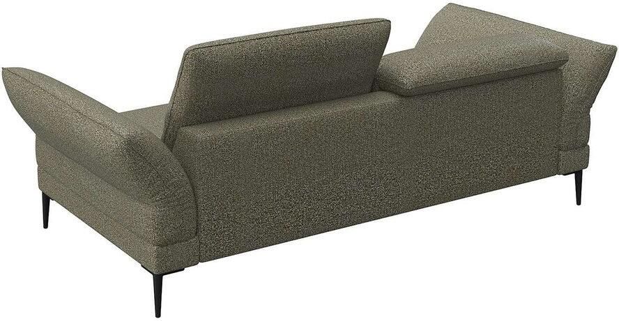 FLEXLUX 2 5-zits Salino functie-sofa relaxsofa Bank met arm- en hoofdeinde verstellingen koudschuim & staalgolven