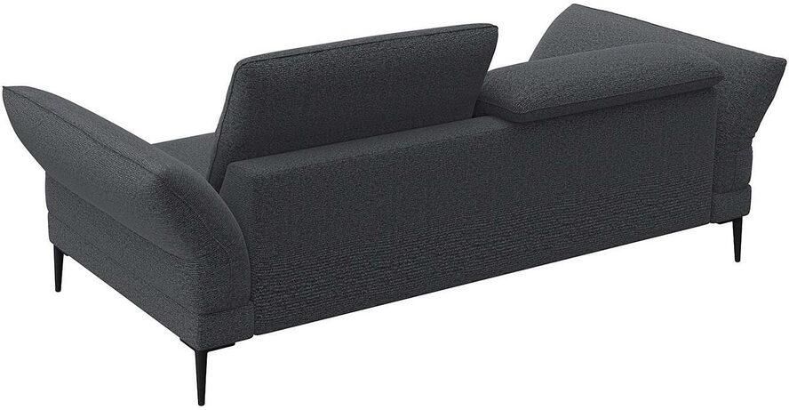 FLEXLUX 2 5-zits Salino functie-sofa relaxsofa Bank met arm- en hoofdeinde verstellingen koudschuim & staalgolven