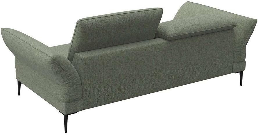 FLEXLUX 2 5-zits Salino functie-sofa relaxsofa Bank met arm- en hoofdeinde verstellingen koudschuim & staalgolven