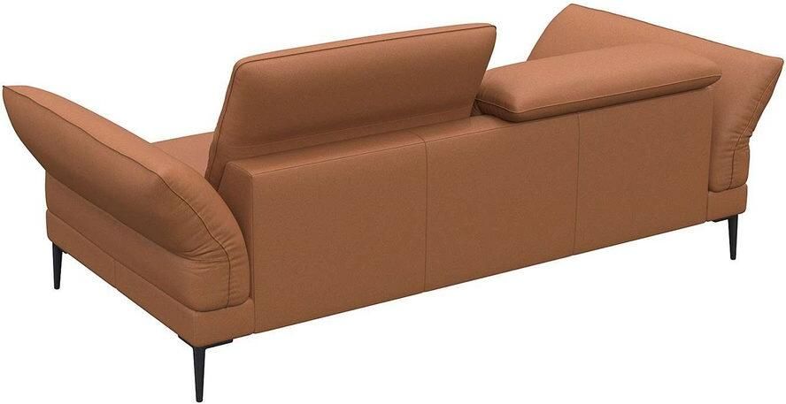 FLEXLUX 2 5-zits Salino functie-sofa relaxsofa Bank met arm- en hoofdeinde verstellingen koudschuim & staalgolven - Foto 2