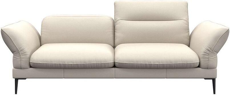 FLEXLUX 2 5-zits Salino functie-sofa relaxsofa Bank met arm- en hoofdeinde verstellingen koudschuim & staalgolven - Foto 3