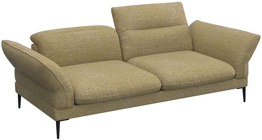 FLEXLUX 2 5-zits Salino functie-sofa relaxsofa Bank met arm- en hoofdeinde verstellingen koudschuim & staalgolven - Foto 4