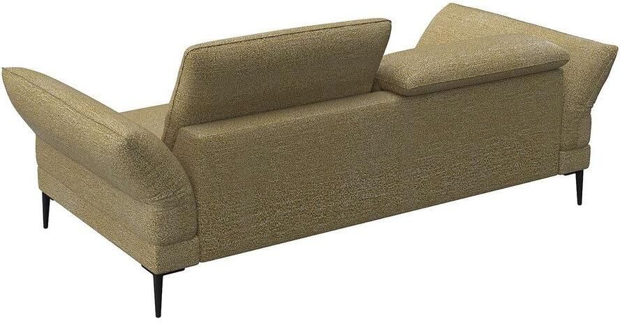 FLEXLUX 2 5-zits Salino functie-sofa relaxsofa Bank met arm- en hoofdeinde verstellingen koudschuim & staalgolven