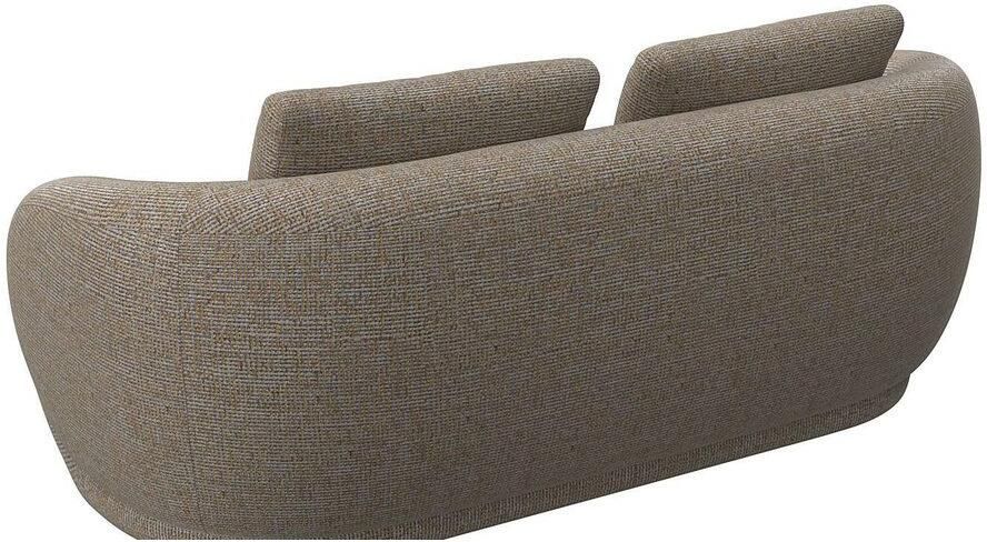 FLEXLUX 2 5-zits Torino rond bank loveseat Modern organisch bankontwerp koudschuim golfvering - Foto 2