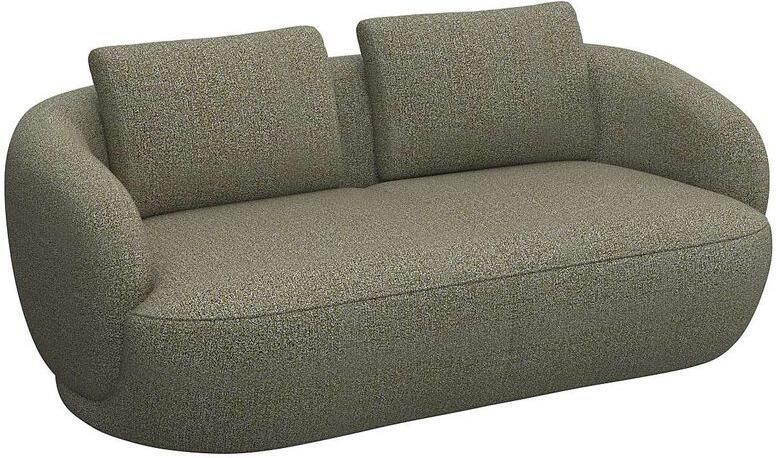FLEXLUX 2 5-zits Torino rond bank loveseat Modern organisch bankontwerp koudschuim golfvering - Foto 4