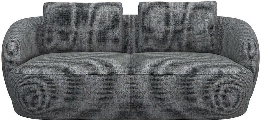 FLEXLUX 2 5-zits Torino rond bank loveseat Modern organisch bankontwerp koudschuim golfvering - Foto 5