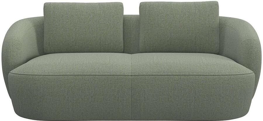 FLEXLUX 2 5-zits Torino rond bank loveseat Modern organisch bankontwerp koudschuim golfvering - Foto 5