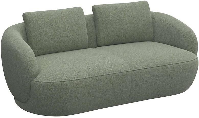 FLEXLUX 2 5-zits Torino rond bank loveseat Modern organisch bankontwerp koudschuim golfvering - Foto 4