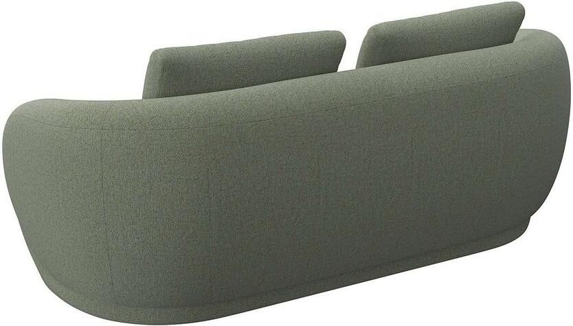 FLEXLUX 2 5-zits Torino rond bank loveseat Modern organisch bankontwerp koudschuim golfvering - Foto 3