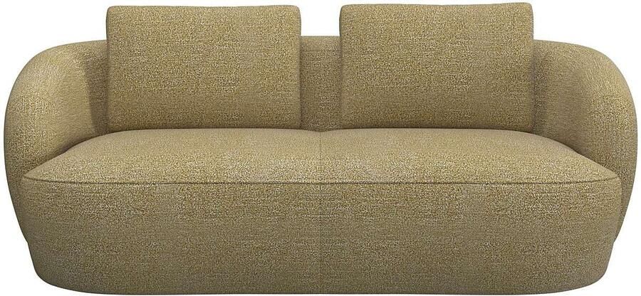 FLEXLUX 2 5-zits Torino rond bank loveseat Modern organisch bankontwerp koudschuim golfvering - Foto 5