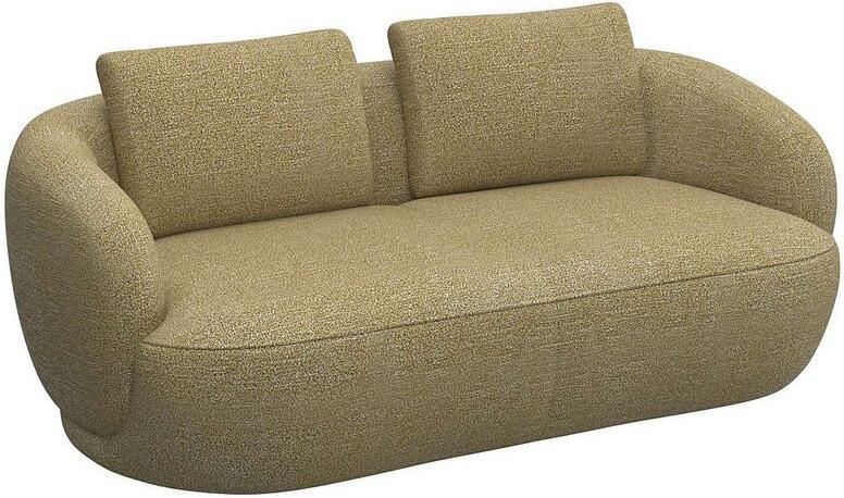 FLEXLUX 2 5-zits Torino rond bank loveseat Modern organisch bankontwerp koudschuim golfvering - Foto 4