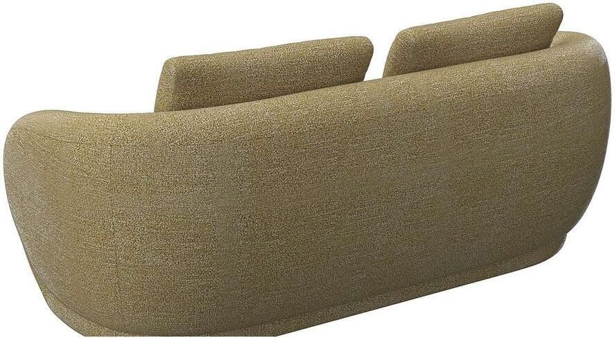 FLEXLUX 2 5-zits Torino rond bank loveseat Modern organisch bankontwerp koudschuim golfvering - Foto 2