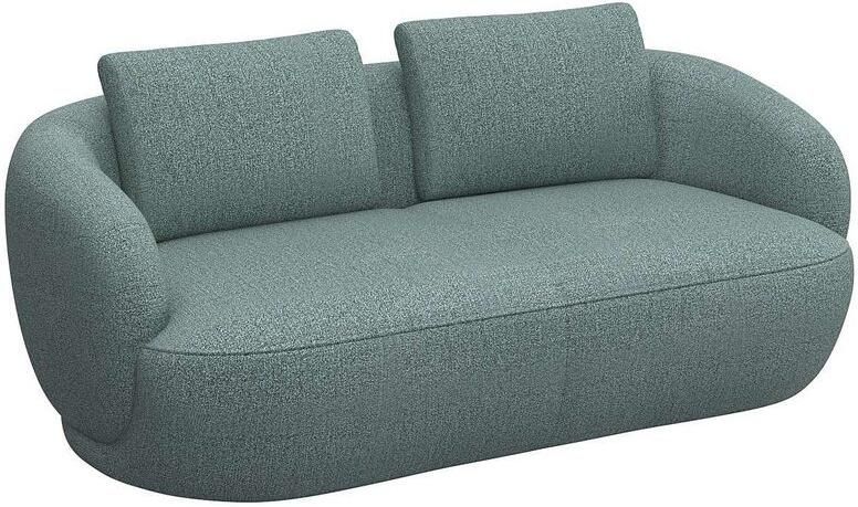 FLEXLUX 2 5-zits Torino rond bank loveseat Modern organisch bankontwerp koudschuim golfvering - Foto 4