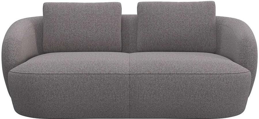 FLEXLUX 2 5-zits Torino rond bank loveseat Modern organisch bankontwerp koudschuim golfvering - Foto 5