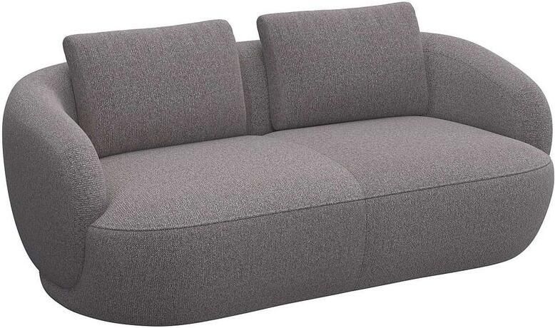 FLEXLUX 2 5-zits Torino rond bank loveseat Modern organisch bankontwerp koudschuim golfvering - Foto 4