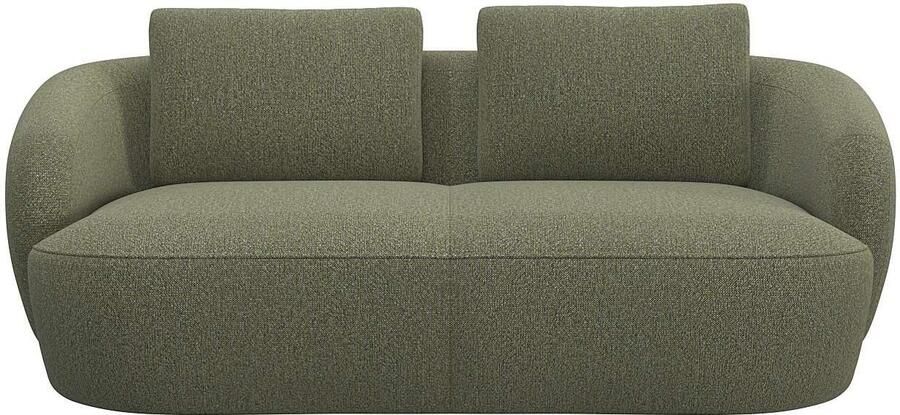 FLEXLUX 2 5-zits Torino rond bank loveseat Modern organisch bankontwerp koudschuim golfvering - Foto 5