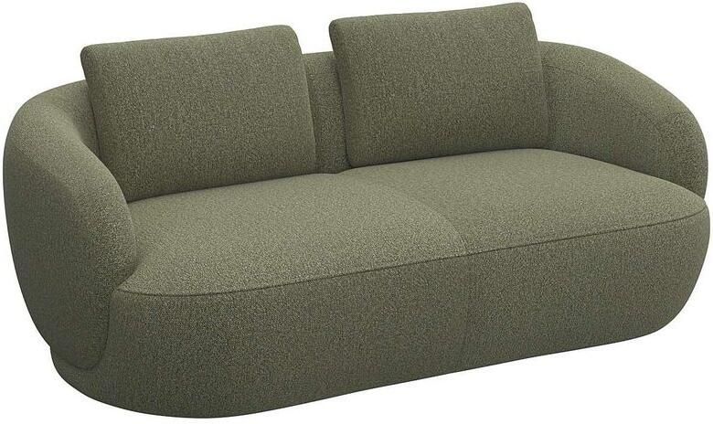 FLEXLUX 2 5-zits Torino rond bank loveseat Modern organisch bankontwerp koudschuim golfvering - Foto 4