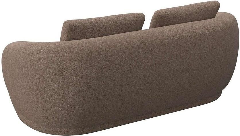 FLEXLUX 2 5-zits Torino rond bank loveseat Modern organisch bankontwerp koudschuim golfvering - Foto 3