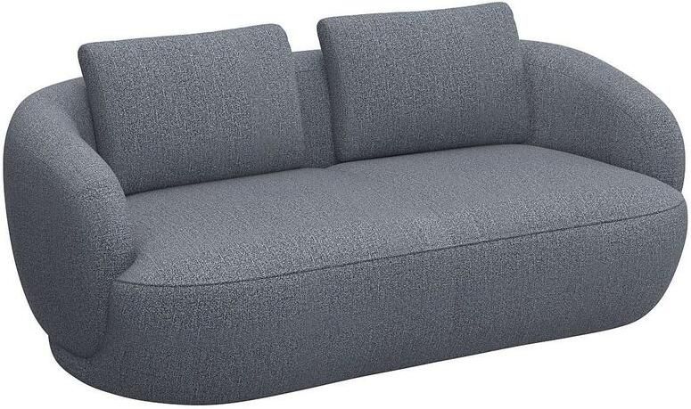 FLEXLUX 2 5-zits Torino rond bank loveseat Modern organisch bankontwerp koudschuim golfvering - Foto 4