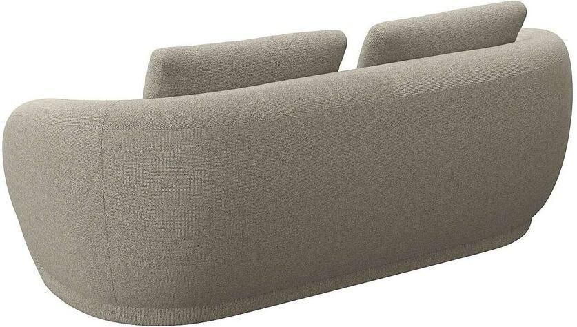FLEXLUX 2 5-zits Torino rond bank loveseat Modern organisch bankontwerp koudschuim golfvering - Foto 3